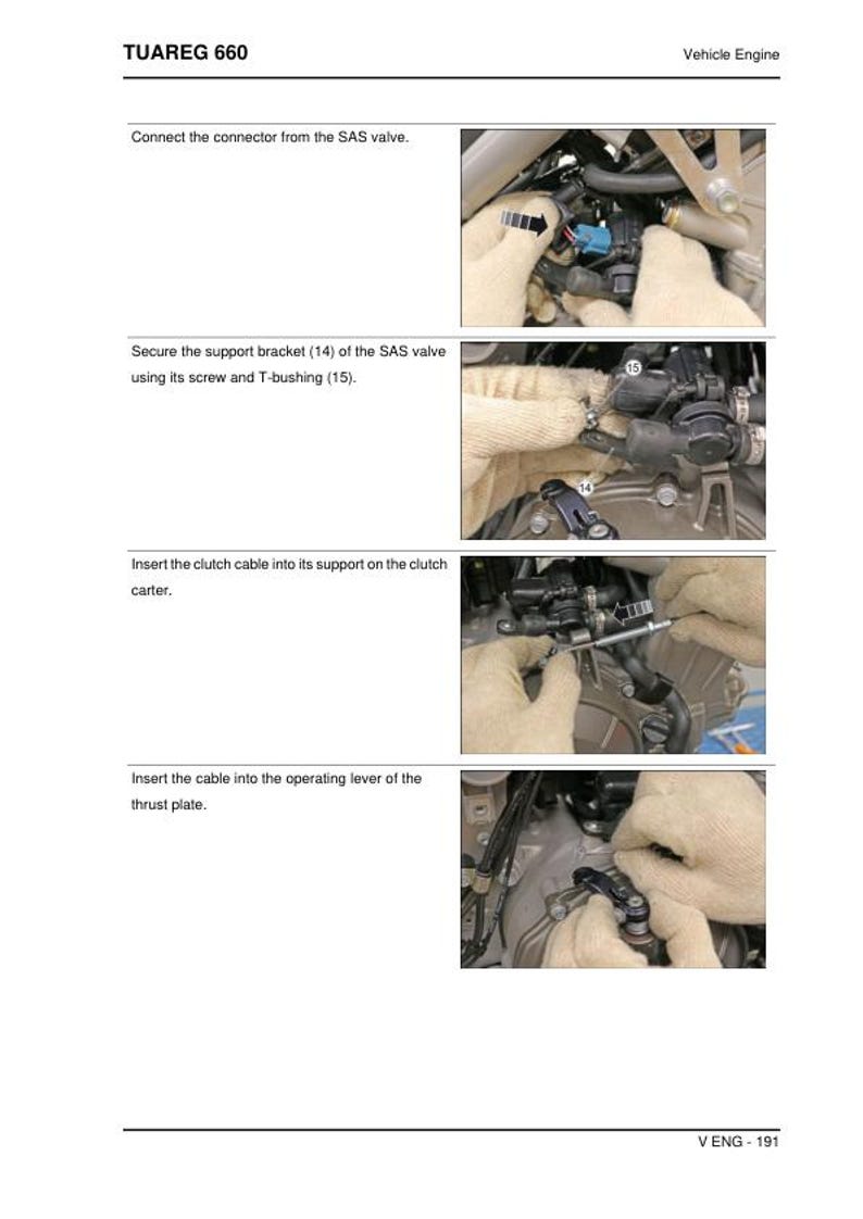 Aprilia Tuareg 660 Service Manual service manual preview page 9