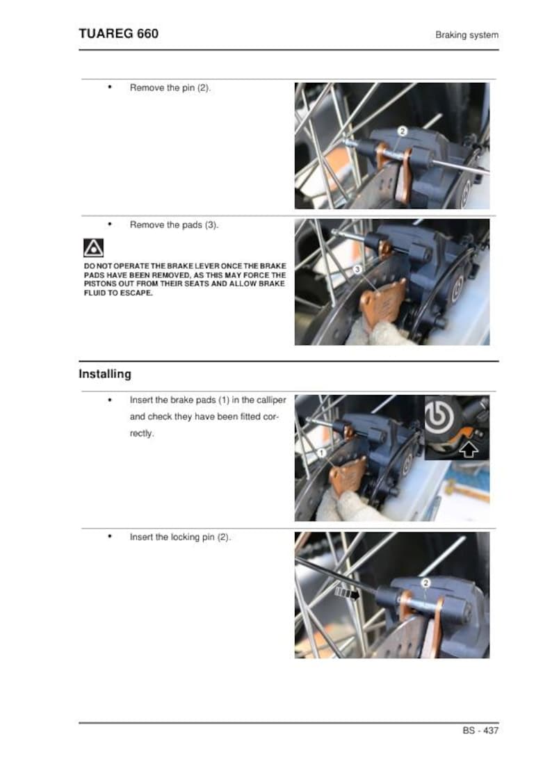 Aprilia Tuareg 660 Service Manual service manual preview page 12