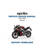 Aprilia RS 457 Service Manual PDF service repair manual cover