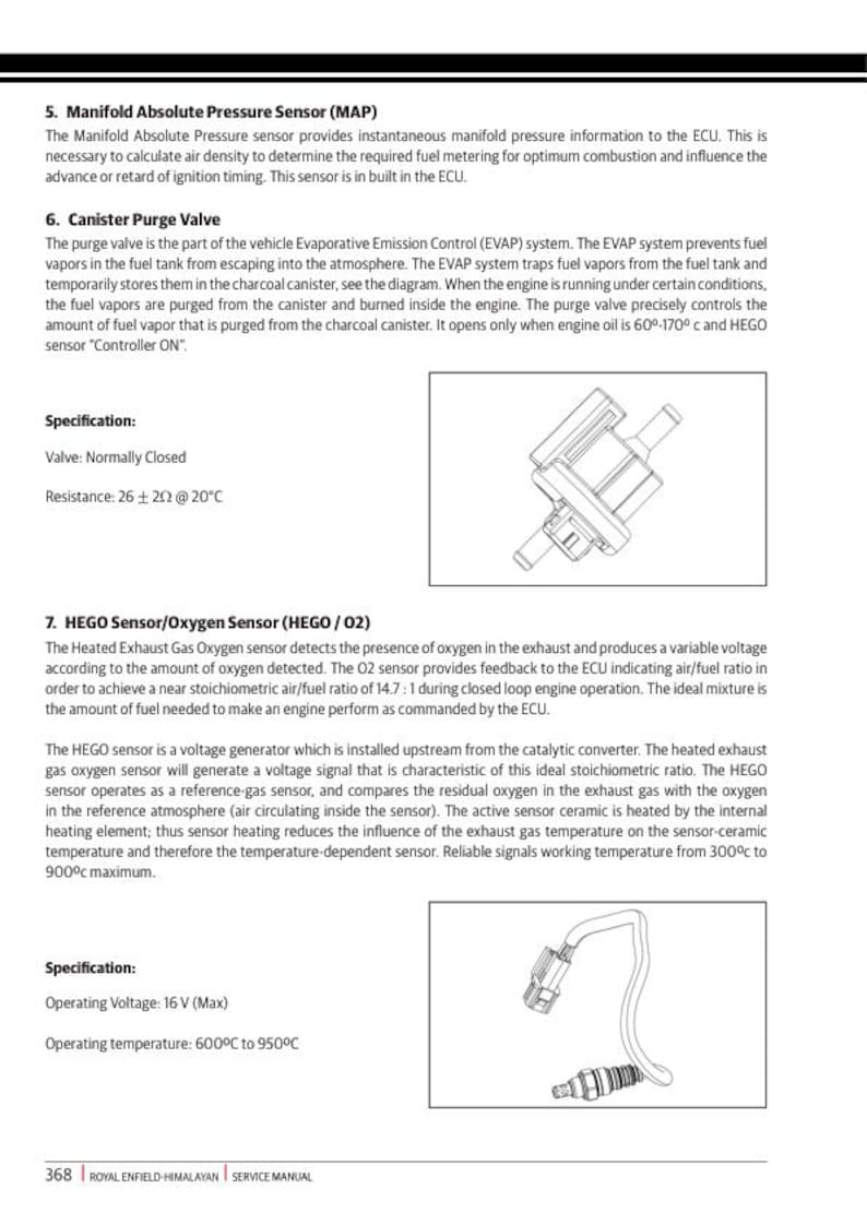 Royal Enfield Himalayan LS410 Service Manual service manual preview page 7