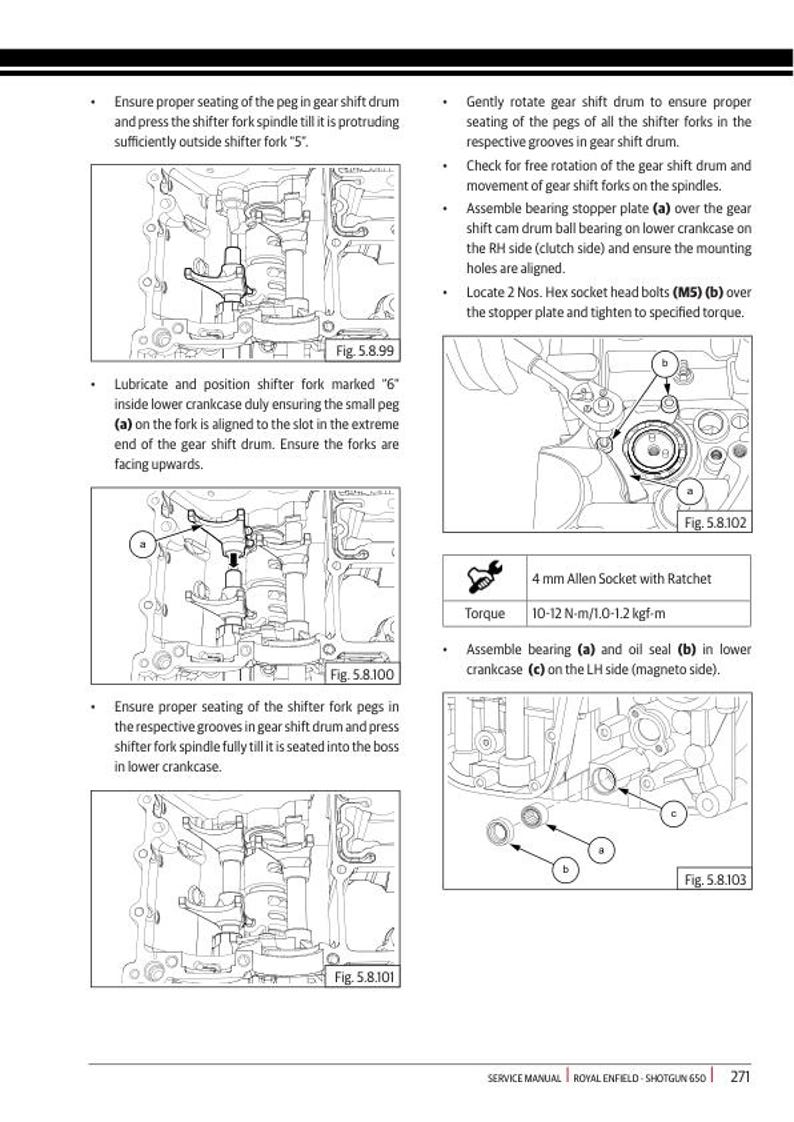 Royal Enfield Shotgun 650 Service Manual service manual preview page 7