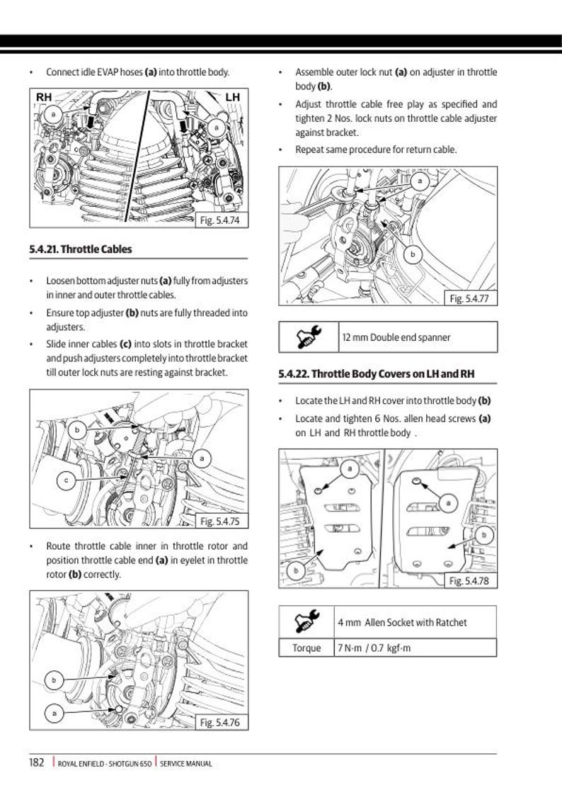 Royal Enfield Shotgun 650 Service Manual service manual preview page 5