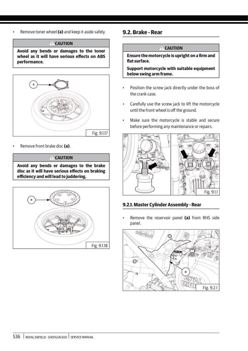 Royal Enfield Shotgun 650 Service Manual service manual preview page 9