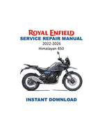 Royal Enfield Himalayan 450 Service Manual PDF service repair manual cover