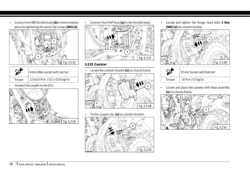 Royal Enfield Himalayan 450 Service Manual service manual preview page 4