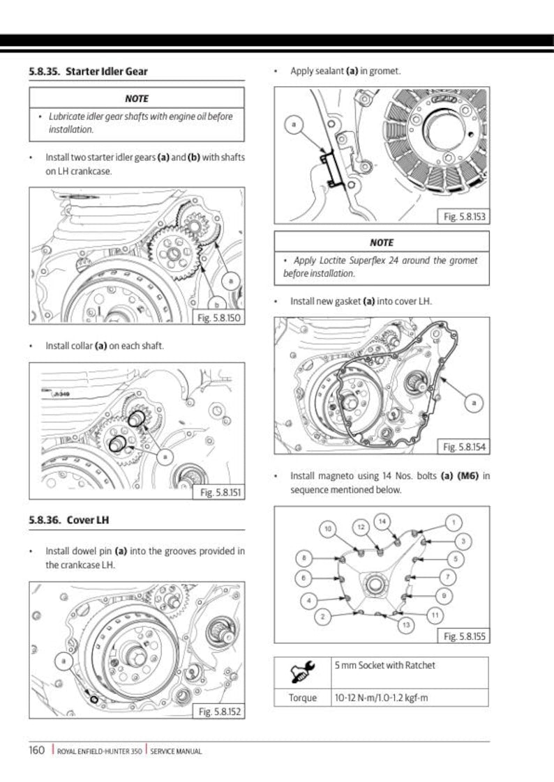 Royal Enfield Hunter 350 Service Manual service manual preview page 4