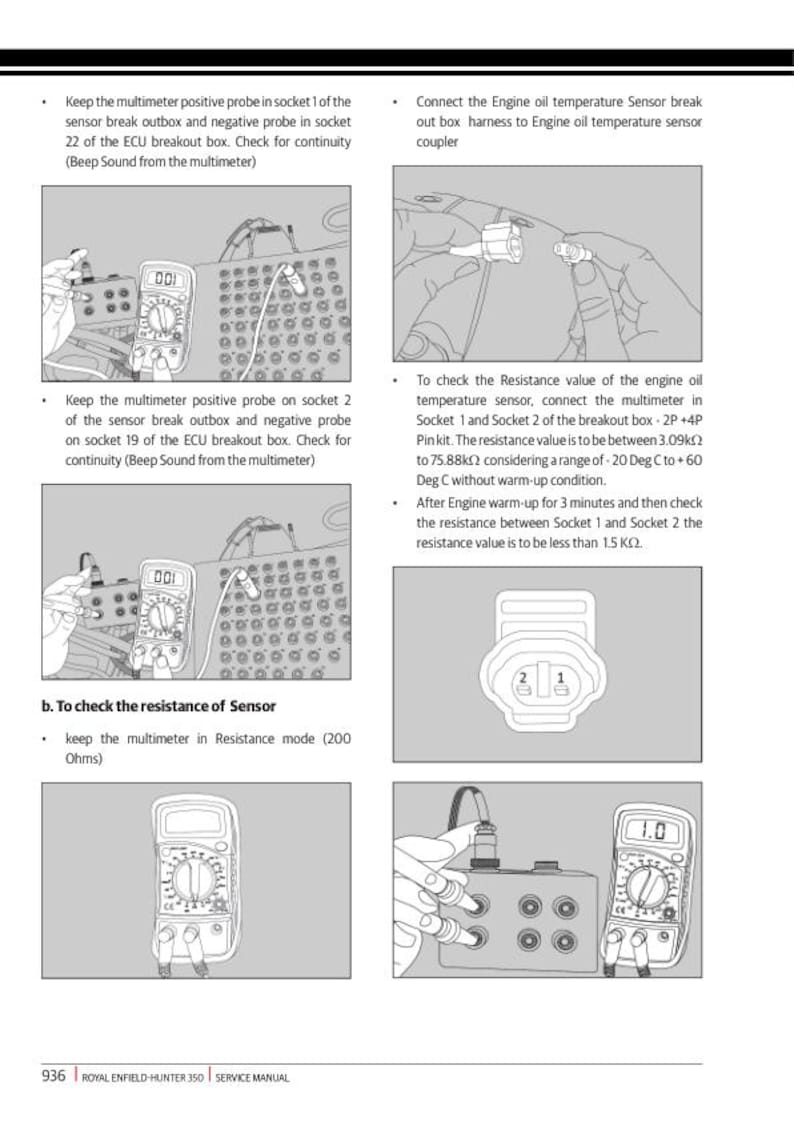 Royal Enfield Hunter 350 Service Manual service manual preview page 8