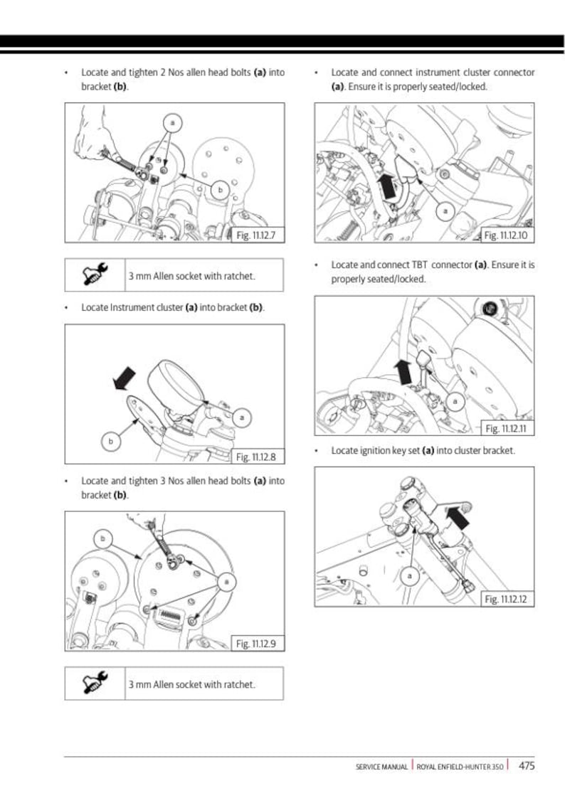 Royal Enfield Hunter 350 Service Manual service manual preview page 7