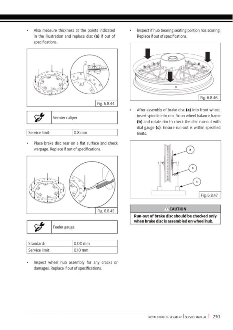 Royal Enfield Scram 411 Service Manual service manual preview page 8