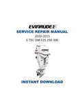 Evinrude ETEC 200 225 250 300 Service Manual PDF service repair manual cover
