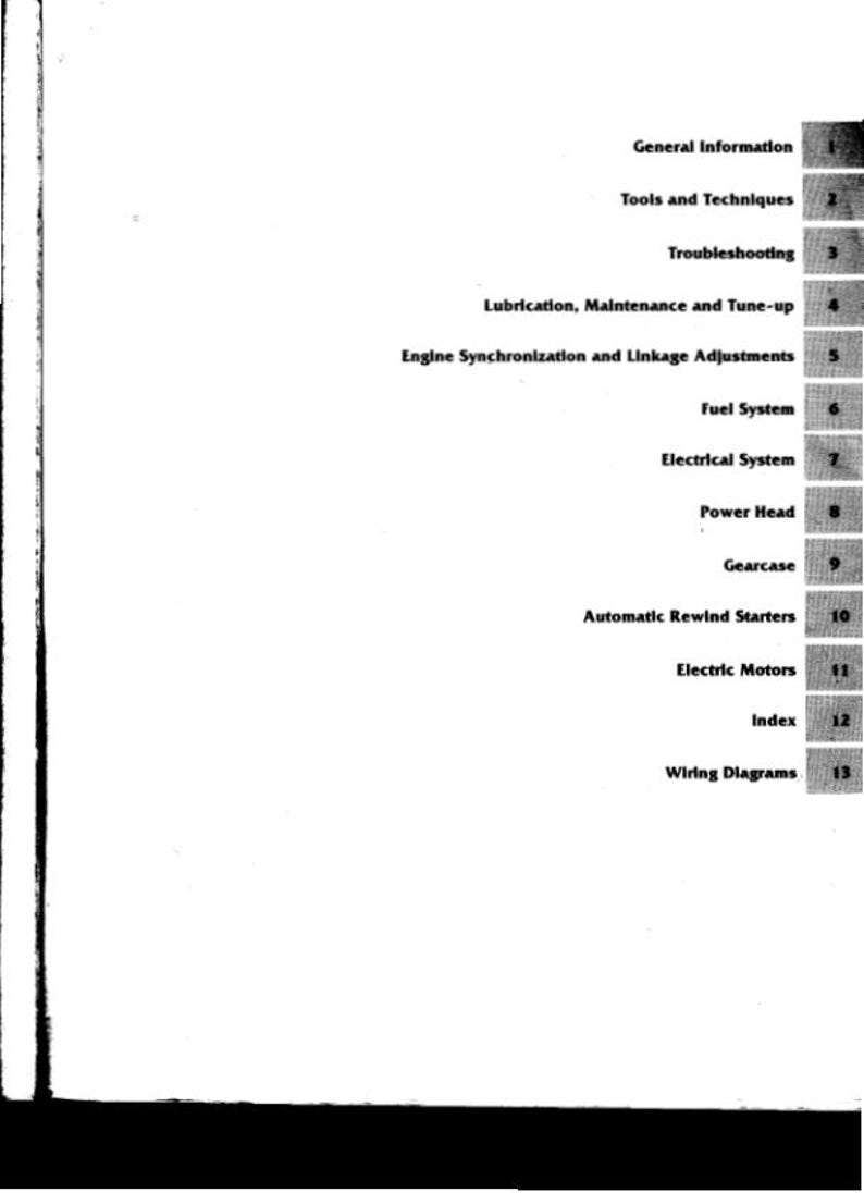 Johnson Evinrude 2-40 HP Service Manual service manual preview page 3