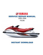 Yamaha WaveRunner FX140 Service Manual PDF service repair manual cover