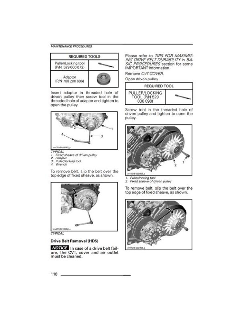 Can Am Defender Traxter HD8 HD10 Service Manual service manual preview page 5