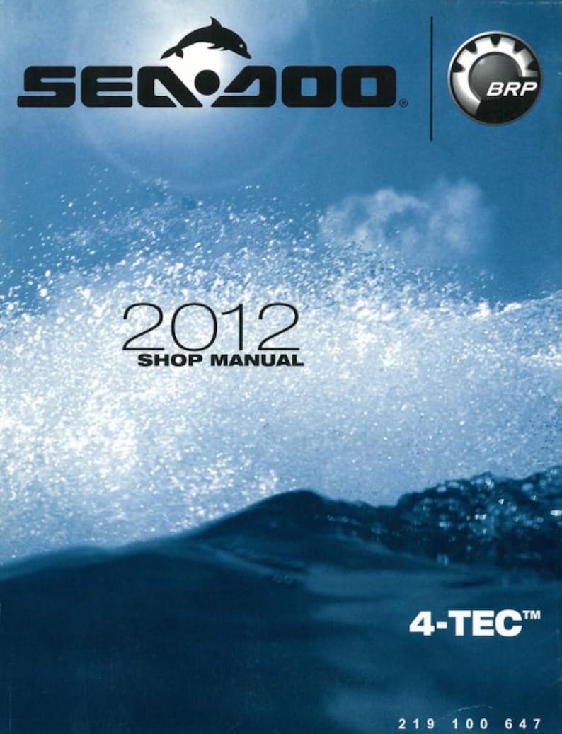 Seadoo GTS GTI GTR Rxp Rxt Gtx Wake Service Manual service manual preview page 2