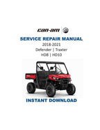 Can Am Defender Traxter HD8 HD10 Service Manual PDF service repair manual cover