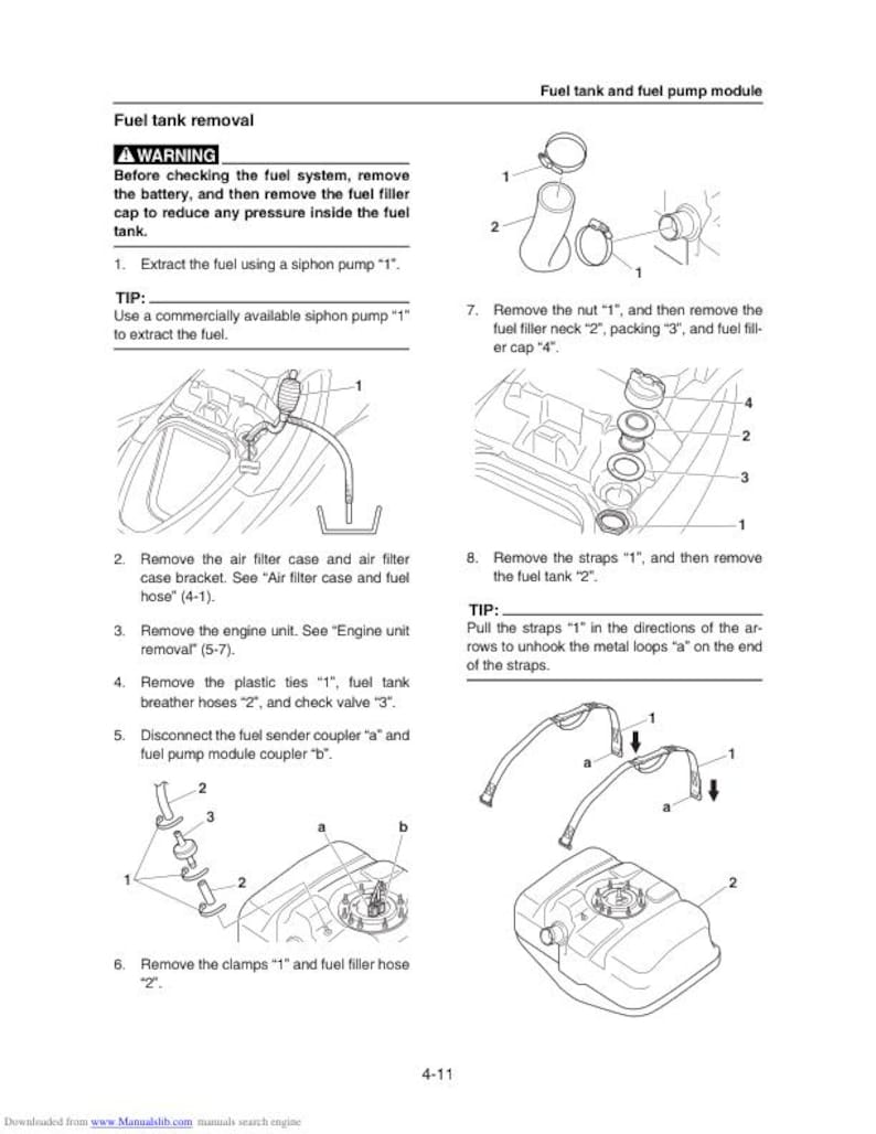 Yamaha WaveRunner VXS VXR VX1800 Service Manual service manual preview page 5