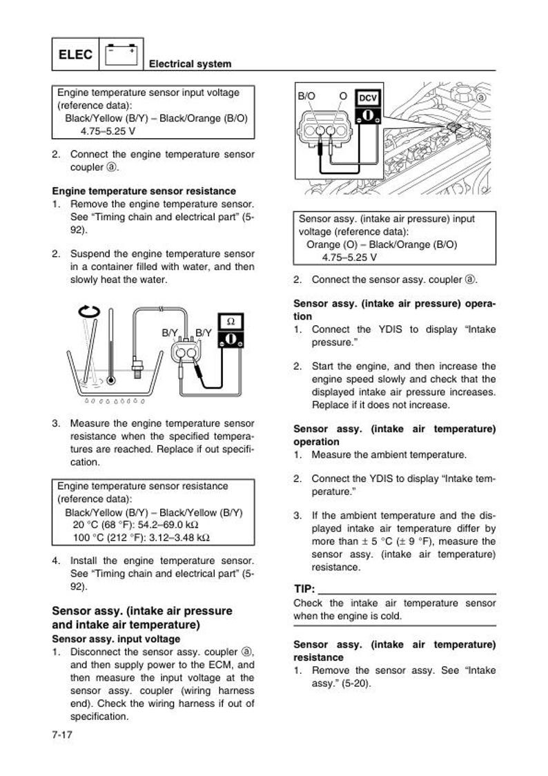 Yamaha WaveRunner VX1100 Sport Cruiser Deluxe Service Manual service manual preview page 8