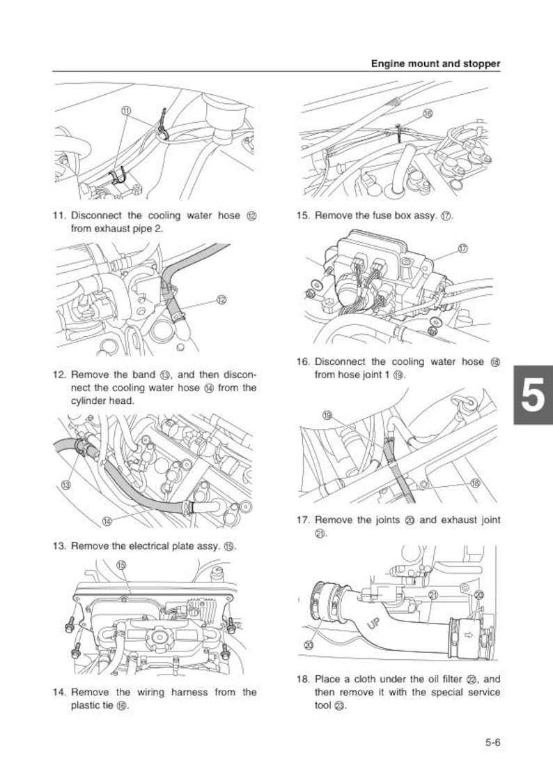 Yamaha WaveRunner VX1100 Sport Cruiser Deluxe Service Manual service manual preview page 6