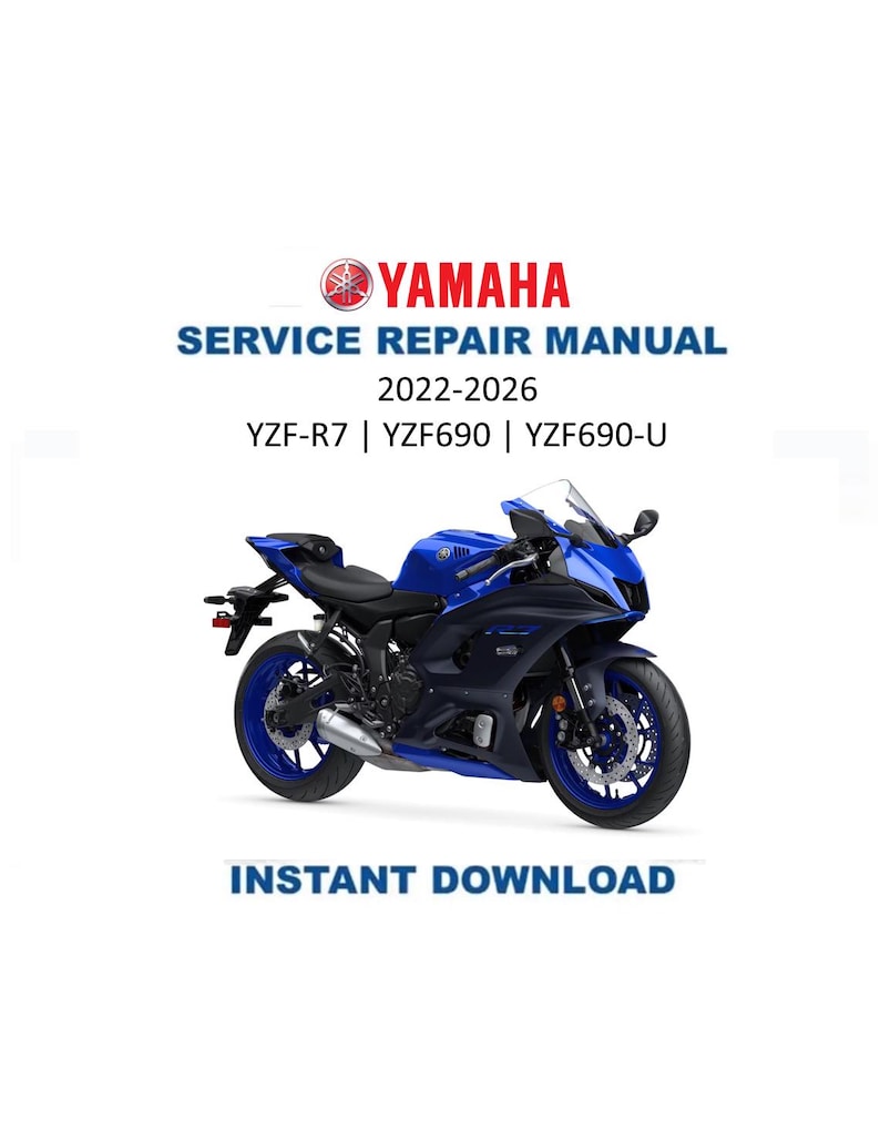 Yamaha R7 Service Manual PDF service repair manual cover