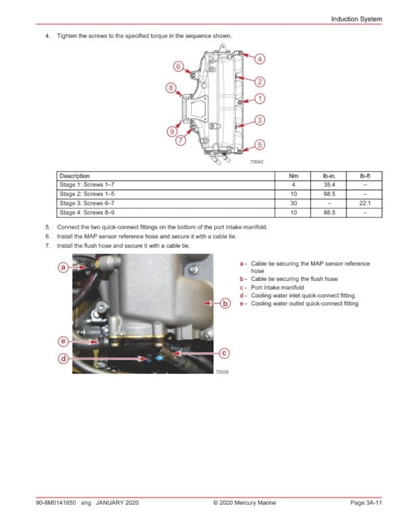 Mercury Racing 450R Outboard Service Manual service manual preview page 4