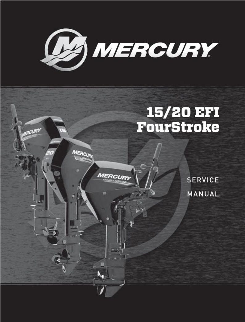 Mercury 15 20 EFI Outboard Service Manual service manual preview page 2