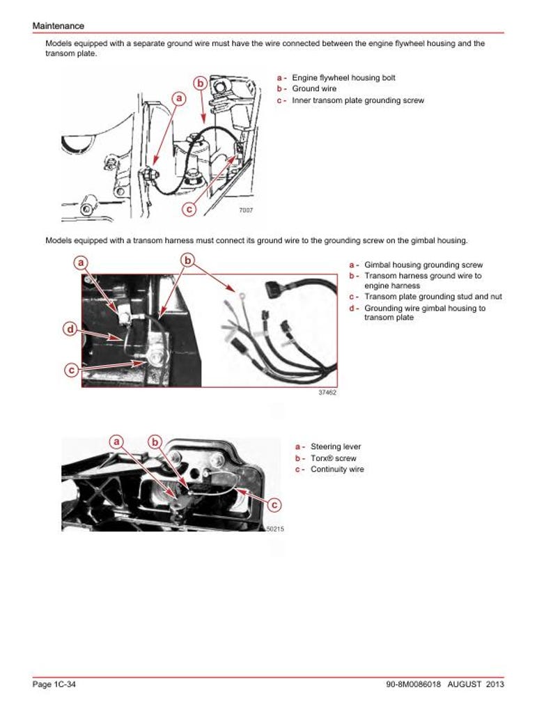 Mercury MerCruiser 4.3 TKS MPI Inboard Service Manual service manual preview page 4