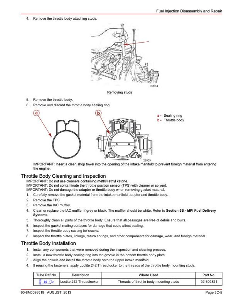 Mercury MerCruiser 4.3 TKS MPI Inboard Service Manual service manual preview page 9