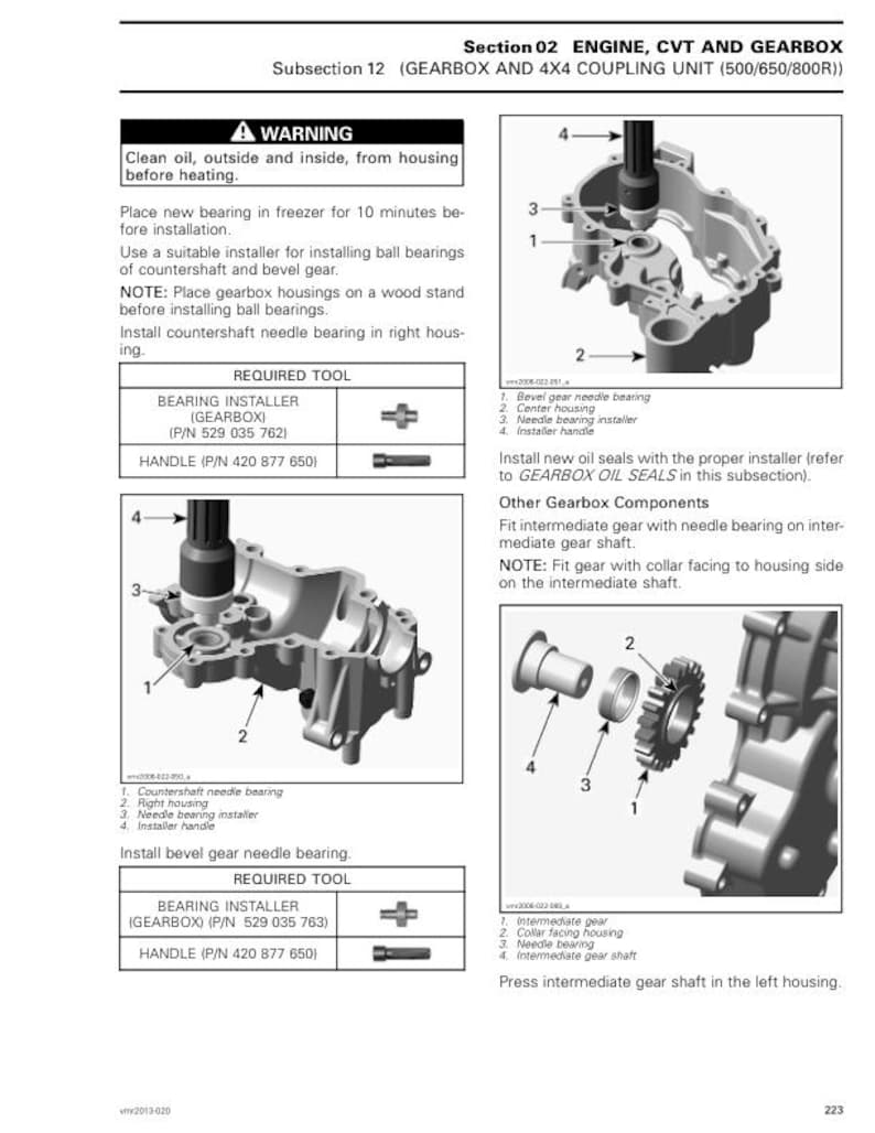 Can Am Outlander 500 650 800R 1000 Service Manual service manual preview page 8