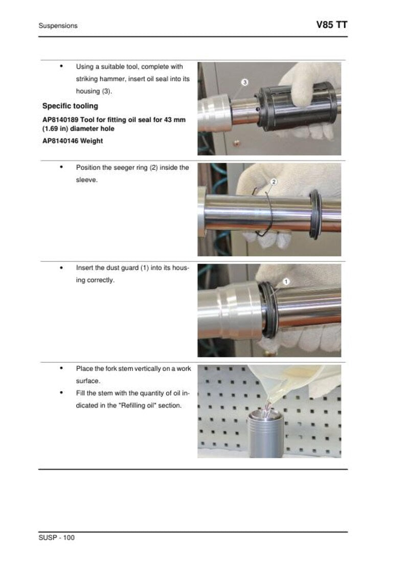 Moto Guzzi V85TT Service Manual service manual preview page 6
