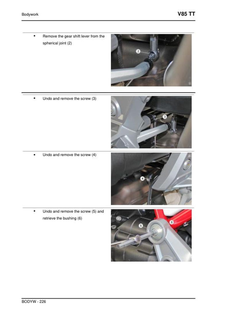 Moto Guzzi V85TT Service Manual service manual preview page 8