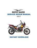 Moto Guzzi V85TT Service Manual PDF service repair manual cover