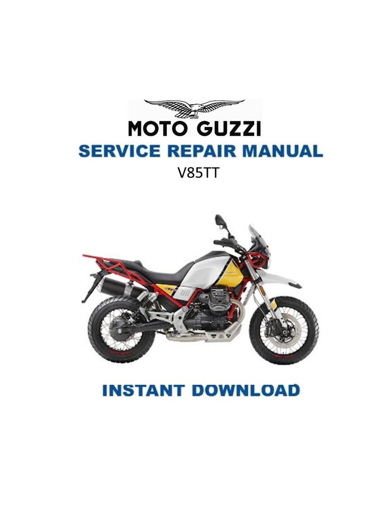 Moto Guzzi V85TT Service Manual PDF service repair manual cover