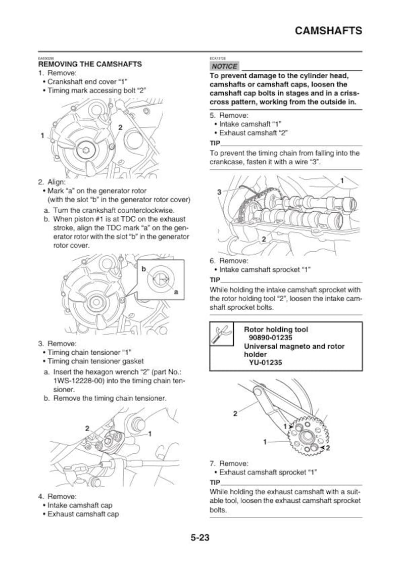 Yamaha R7 Service Manual service manual preview page 7
