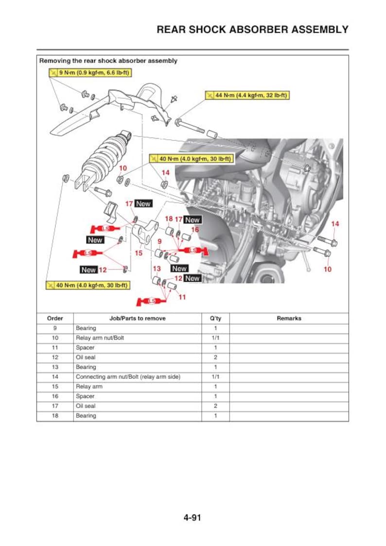 Yamaha R7 Service Manual service manual preview page 6