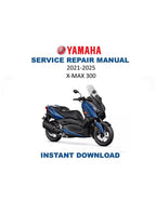 Yamaha XMAX 300 Service Manual PDF service repair manual cover