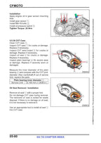 CFMOTO CForce CF600 CF625 AZ AU Atr Service Repair Manual service manual preview page 7