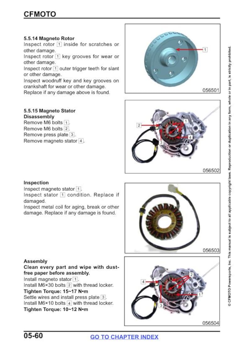CFMOTO CForce CF600 CF625 AZ AU Atr Service Repair Manual service manual preview page 6