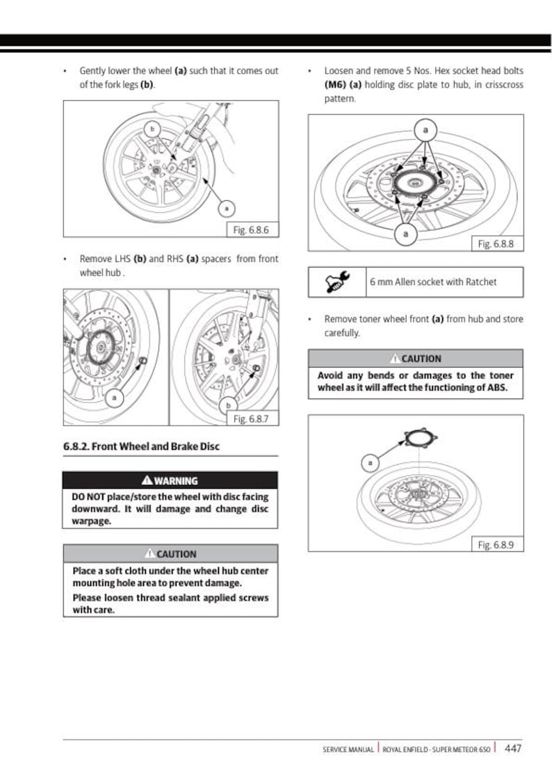 Royal Enfield Super Meteor 650 Service Manual service manual preview page 8