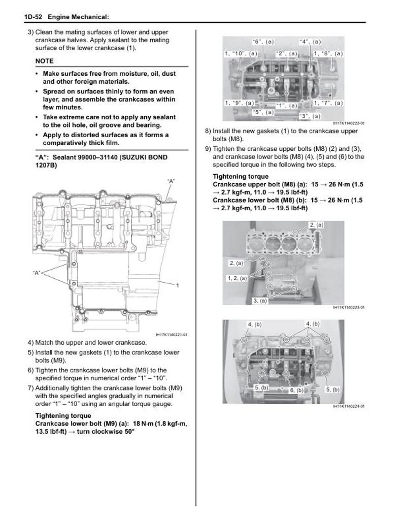 Suzuki GSX-R1000 Service Manual service manual preview page 4