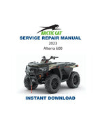 Arctic Cat Alterra 600 Service Manual PDF service repair manual cover