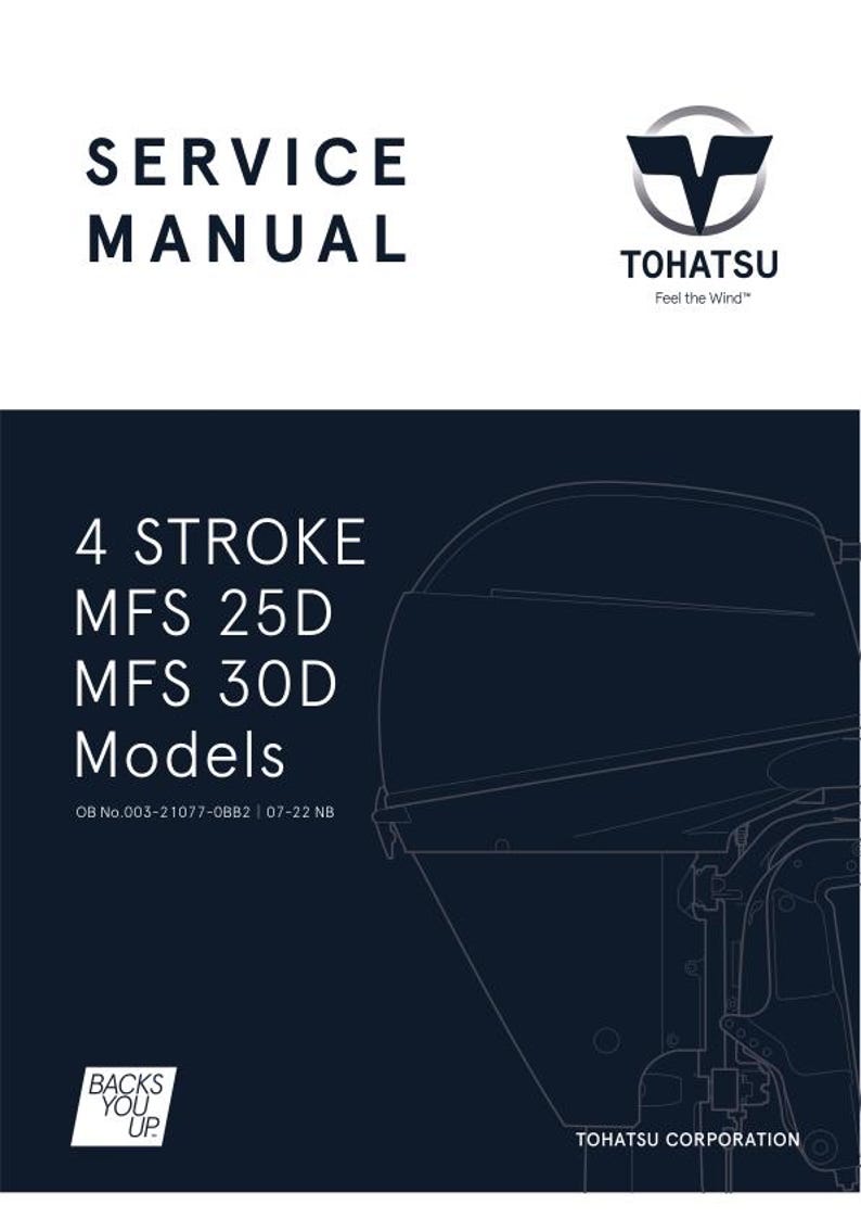 Tohatsu MFS25D MFS30D Service Manual service manual preview page 2