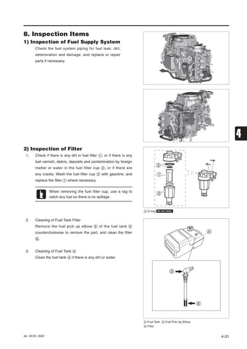 Tohatsu MFS25D MFS30D Service Manual service manual preview page 4