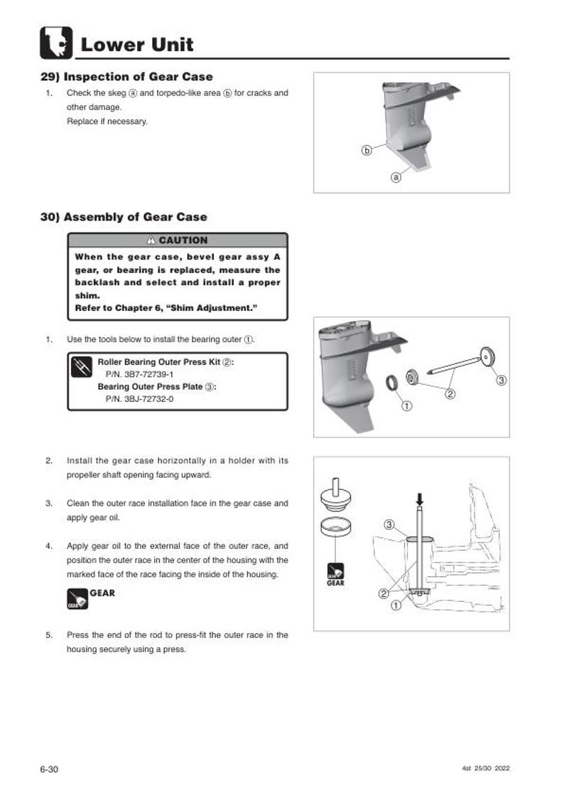 Tohatsu MFS25D MFS30D Service Manual service manual preview page 6