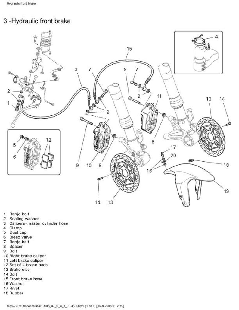 Ducati 1098S Superbike Service Manual service manual preview page 5