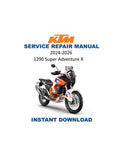 KTM 1290 Super Adventure R Service Manual PDF service repair manual cover