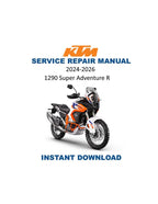KTM 1290 Super Adventure R Service Manual PDF service repair manual cover