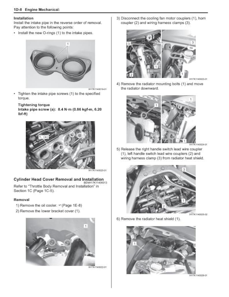 Suzuki GSX-R1000 Service Manual service manual preview page 3