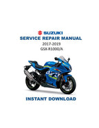 Suzuki GSX-R1000 Service Manual PDF service repair manual cover