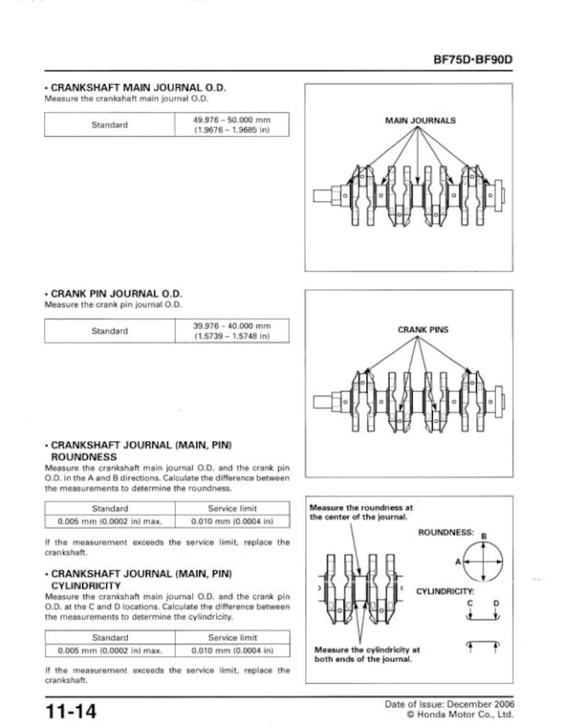 Honda BF75D BF90D Service Manual service manual preview page 6