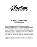 Indian FTR1200 Service Manual service manual preview page 2